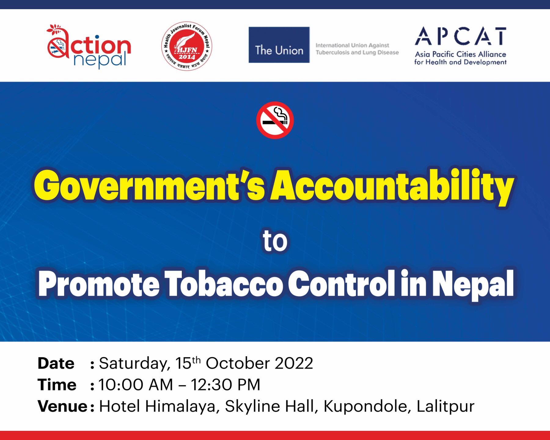 Government’s Accountability to Promote Tobacco Control in Nepal